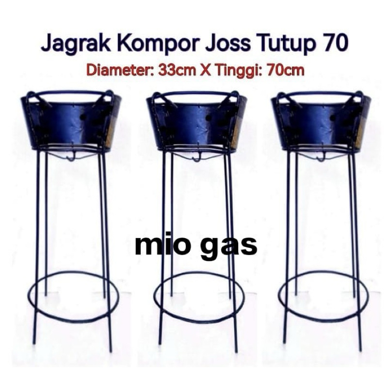 TUNGKU TENONG KOMPOR SEMAWAR TINGGI 40 & 70 cm
