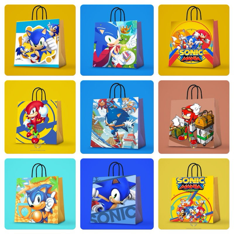 

Paperbag Custom Sonic Goodie Bag Ulang Tahun Anak Tas Kado tas Kertas