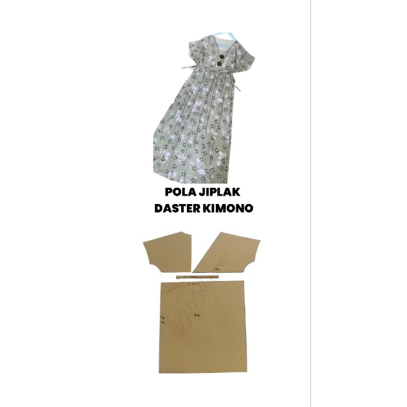 Pola Jiplak/Pola Instan DASTER KIMONO