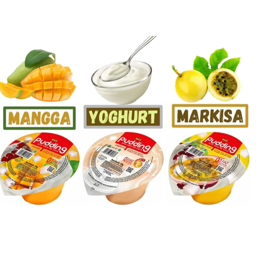 

Inaco Pudding with Nata de Coco 120 Gr | Mangga | Markisah | Yoghurt