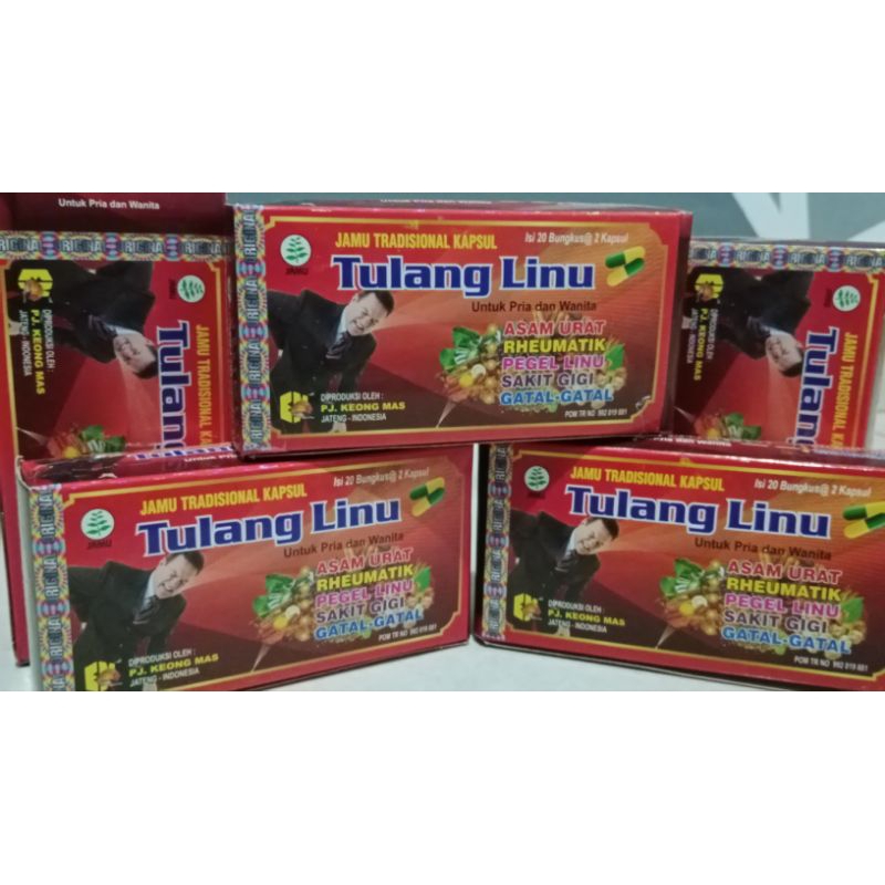 Tulang Linu kapsul original