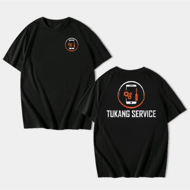 KAOS TUKANG SERVICE HP NEW || DTF PRINTING