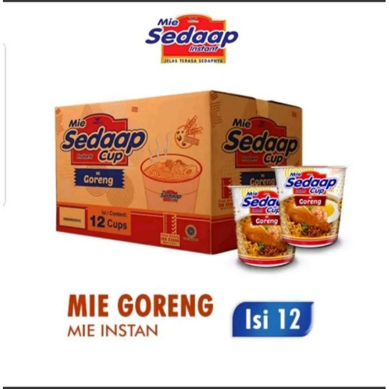 

Mie sedap cup Goreng [12 pcs/ Karton/ Cup]