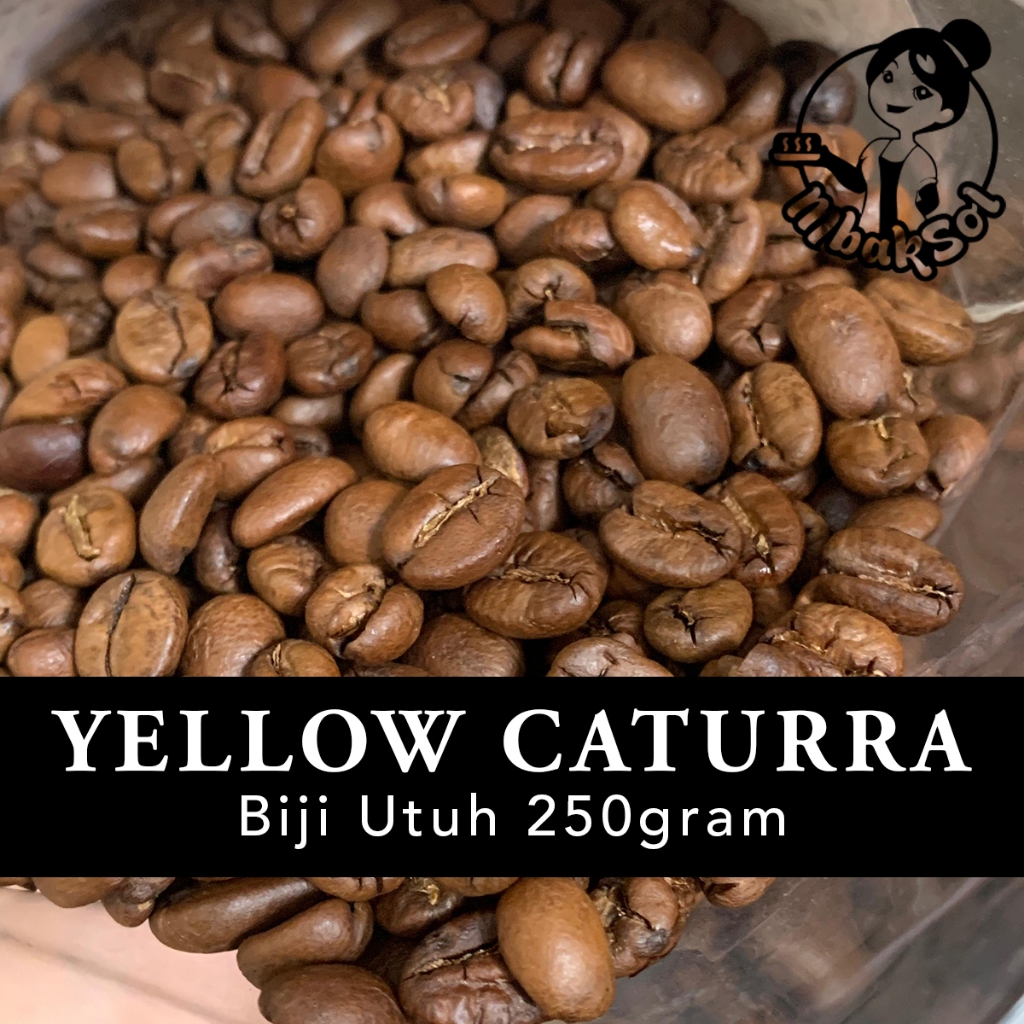 

Biji Kopi Yellow Caturra 250g - Biji Kopi Roasted Coffee Yellow Caturra 250g - Mbaksol