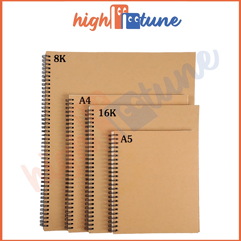 

Diskon Baru Hightune Sketch Book Buku GAMBAR A5A48K16K Buku Sketsa Gambar 3 Sheet Buku Sketsa Vintage Aesthetic Cover Kraft