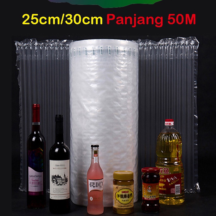 

KP8 25cm35cm4cm 5M Air Bubble Wrap Anti Pecah Inflatable Bag Plastik Air Bag Roll Cushion Packing Bubble Wrap Extra Bubble Packing Air Bag Cushion Packing Inflatable Bubble Wrap Inflatable Roll