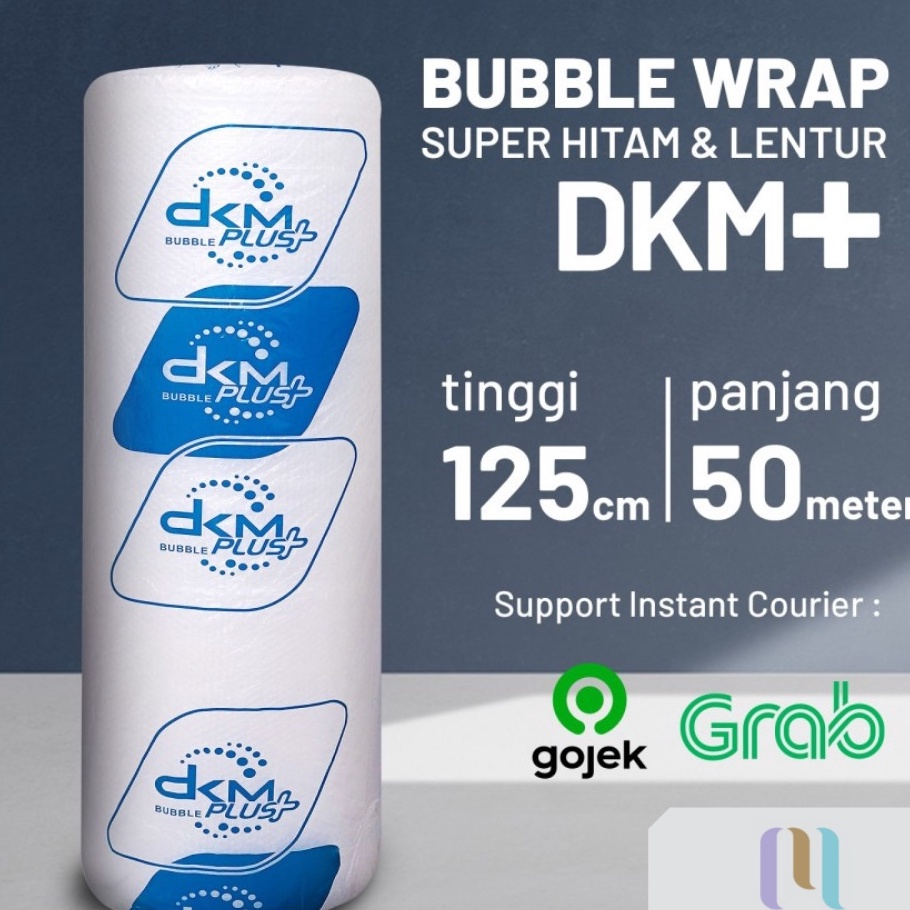 

KP8 Paling Bagus PLASTIK BUBBLE WRAP BIRU Merk DKM 125cm x 5m