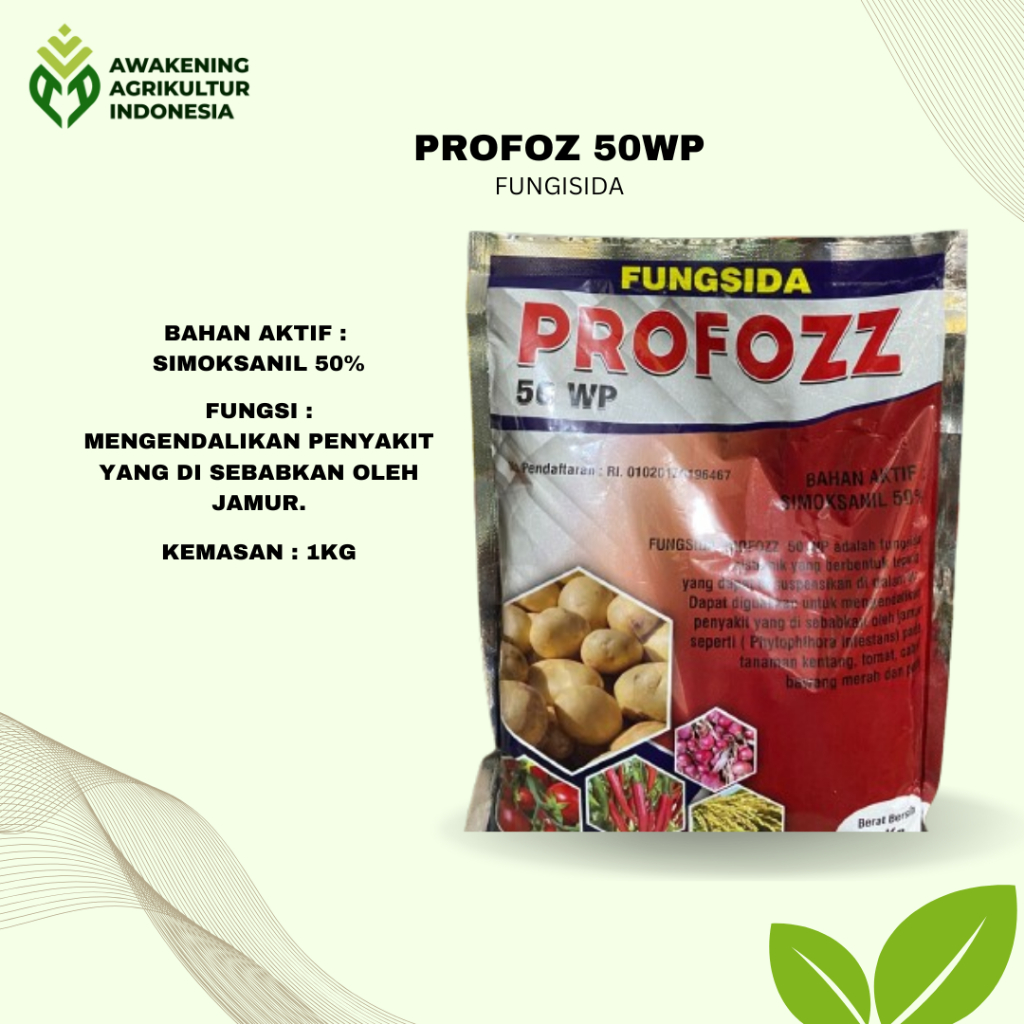 PROFOZZ 50 WP 1kg FUNGISIDA SISTEMIK SIMOKSANIL