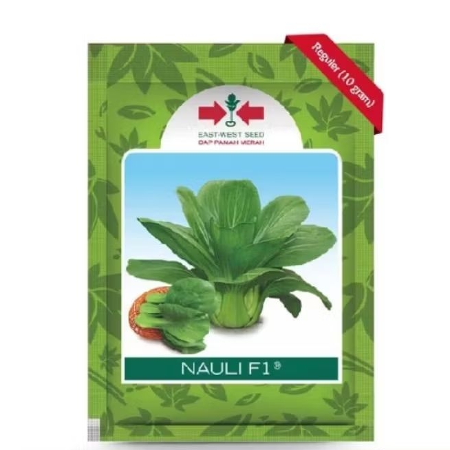 Benih Bibit Sayuran Sawi Sendok Sawi Ateng Pak Choy Nauli F1 10gr| Cap Panah Merah