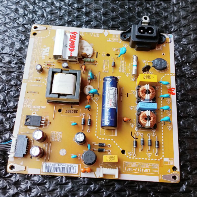 psu/power suplai mesin tv lg 43LM5500pta - psu tv lg 43lm5500 - power suplai tv lg 43lm5500pta - reg