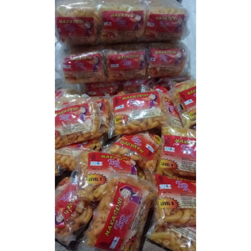 

makaroni ER level pedas 1/10 isi 24 Pcs paket komplit