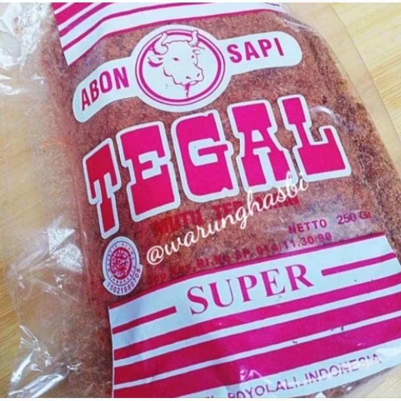 

Abon sapi Tegal - manis 250gr