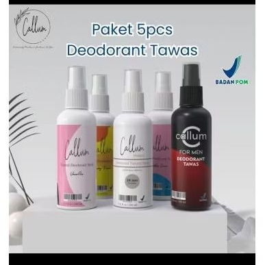 5 varian callum deodoran spray