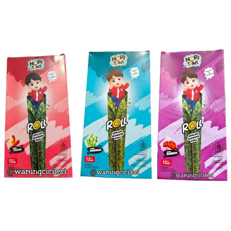 

NORI TIME - ROLL - GRILLED SEAWEED ROLL 2,5g x 12pcs ( 1 BOX )