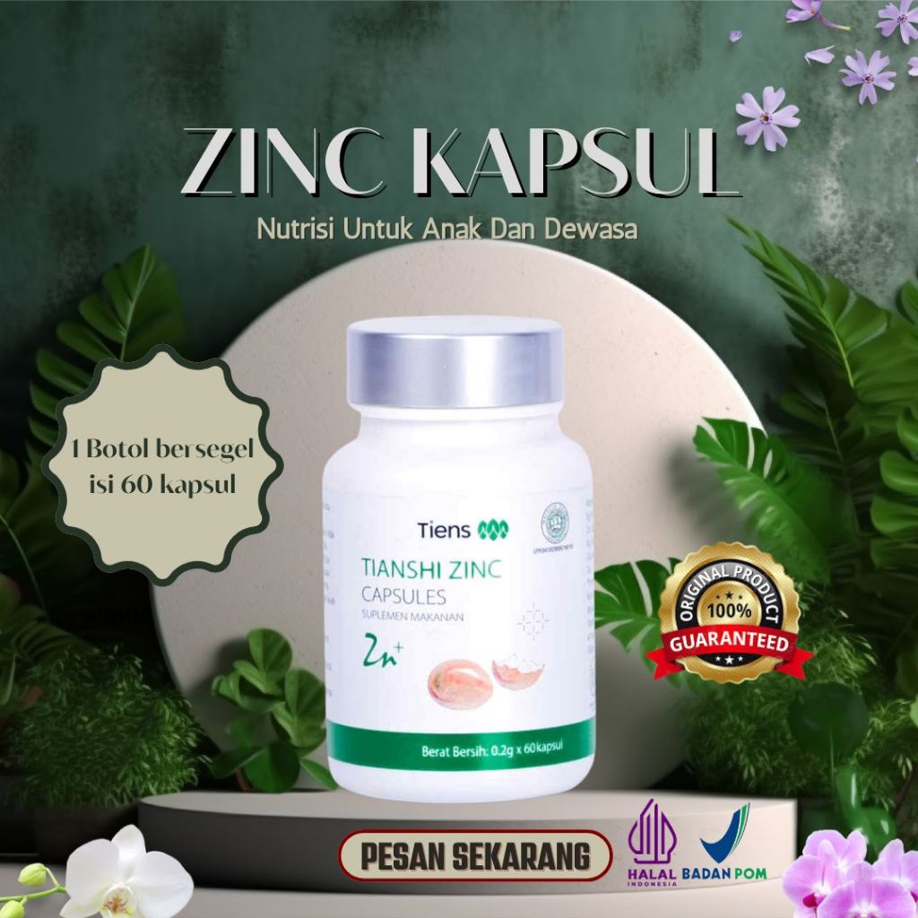 Tianshi Zinc Tiens Anak dan Bayi Vitamin Penggemuk Badan