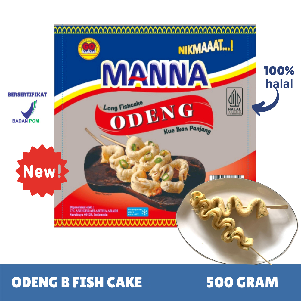 

JKT ARTA [FROZEN FOOD GOMANNA] NEW!! ODENG FISH CAKE ISI 9 (500GR) BPOM HALAL ODENG KUE IKAN EOMUK MAKANAN KOREA