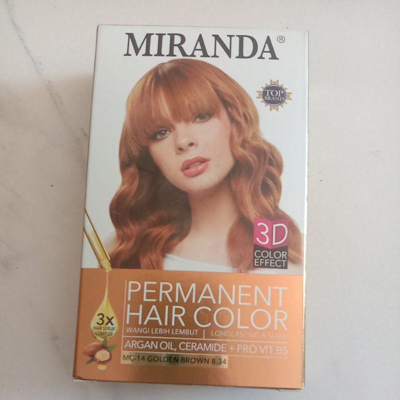 SEMIR MIRANDA PERMANENT HAIR COLOR GOLDEN BROWN