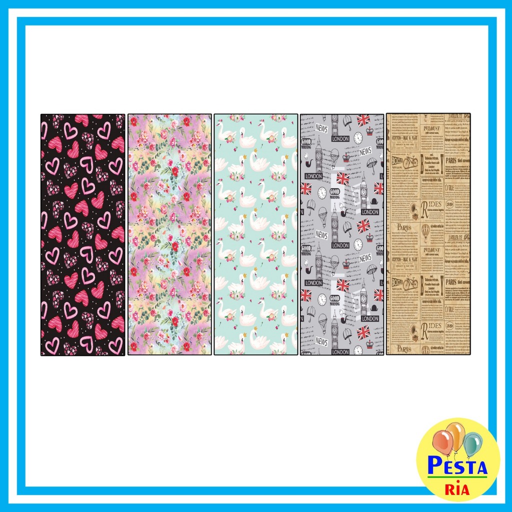 

Murah!! (1Pcs) Kertas Kado Jumbo MIX C, kertas kado jumbo mix, kertas kado motif mix, kertas kado ulangtahun