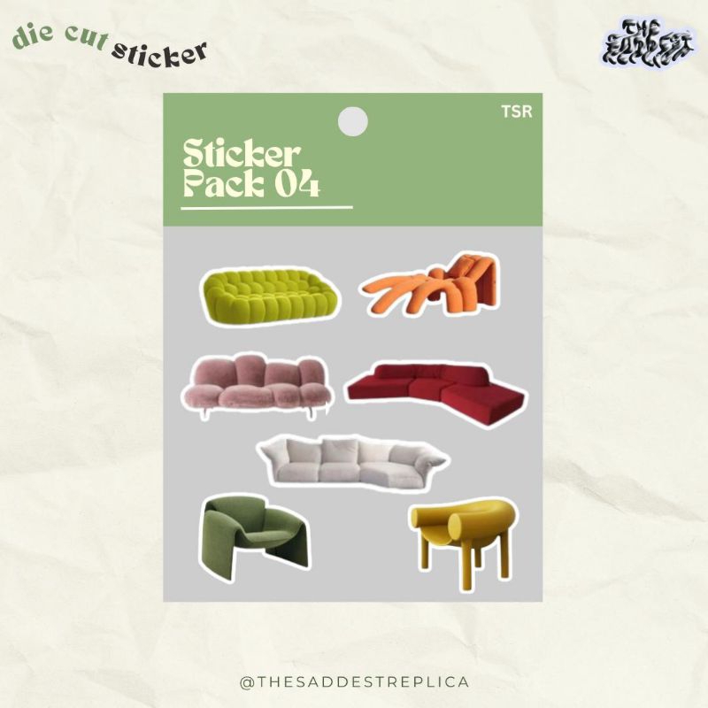 

7pcs sticker pack stiker laptop lucu aesthetic anti air doff premium