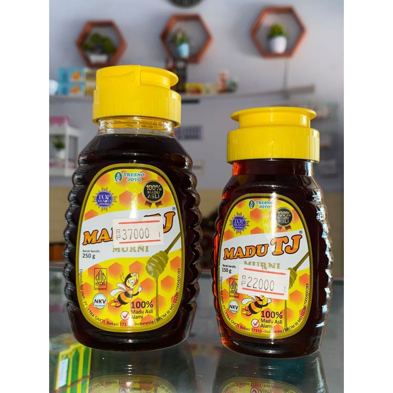 

Madu Tj murni 150 gr & 250 mg