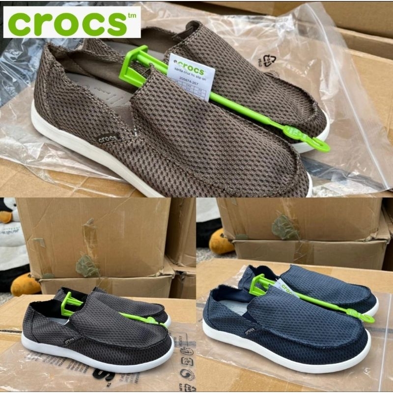 Crocs Santa Cruz slip on man / Sepatu Crocs Pria Santa cruz slip on/ Crocs Santa Cruz man