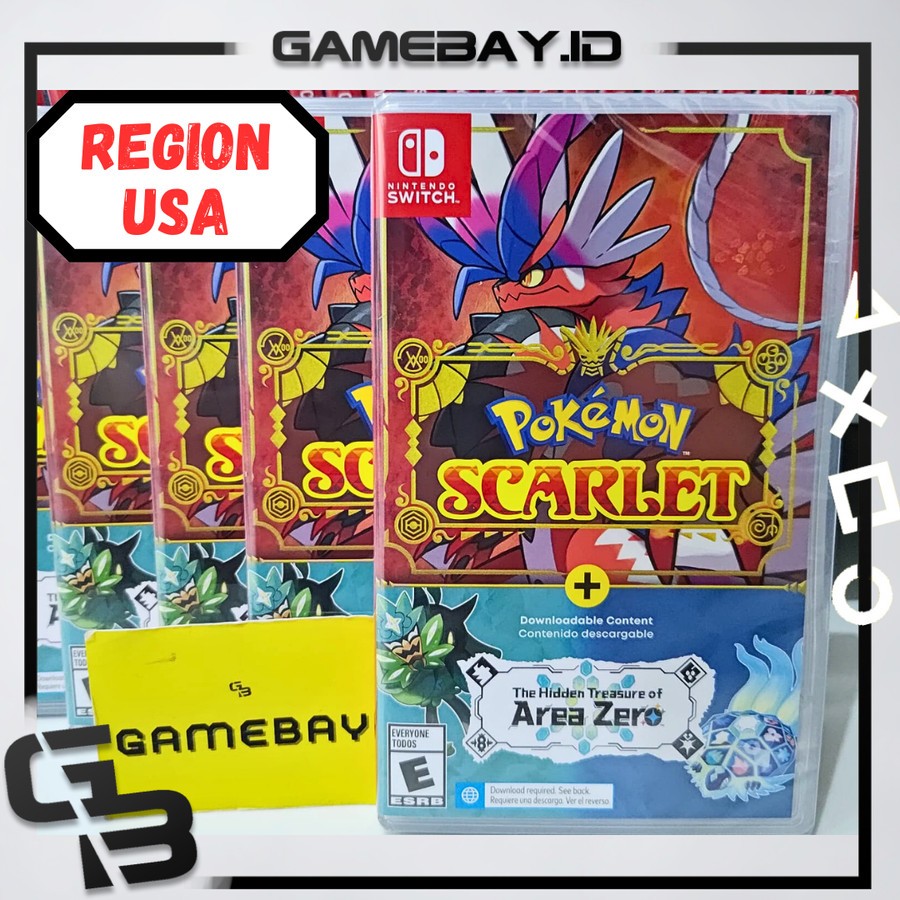 Nintendo Switch Pokemon Scarlet +The Hidden Treasure of Area Zero DLC