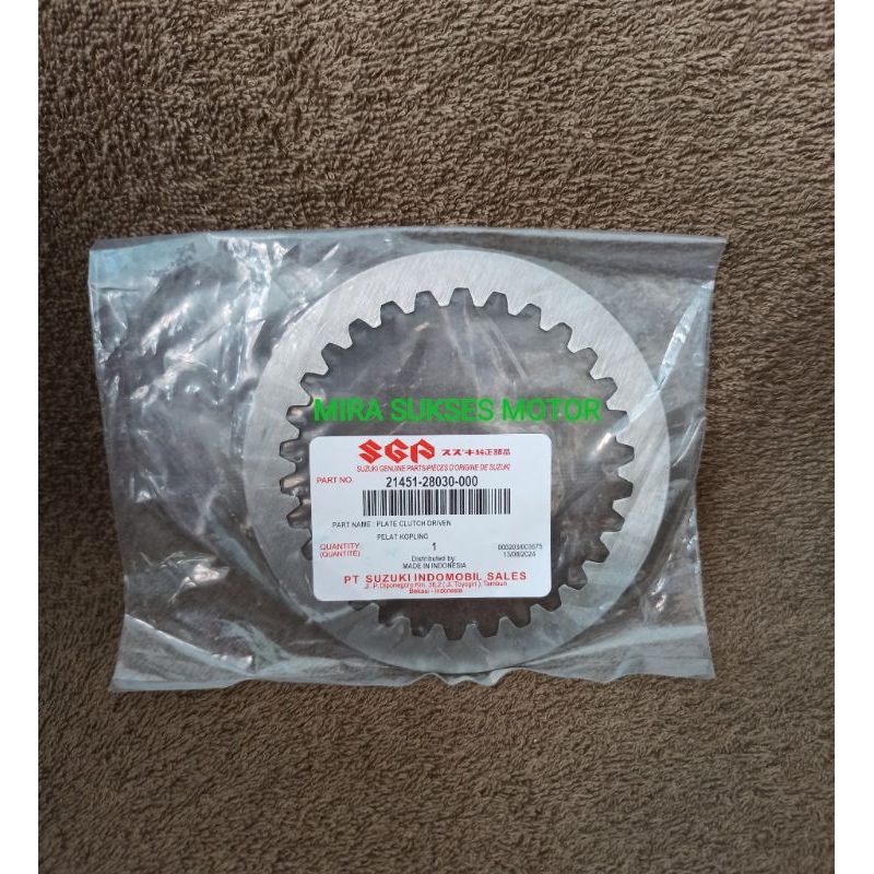 BESI PLAT GESEK KOPLING SATRIA FU 21451-28030-000 PRODUK ORIGINAL SUZUKI GENUINE PARTS BESI PLAT KAM