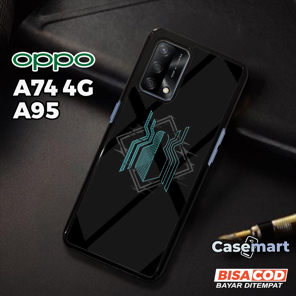 Case OPPO A74 4G A95 Casing OPPO A74 4G A95 Casemart [SPDM] Case Glossy Case Aesthetic Custom Case A