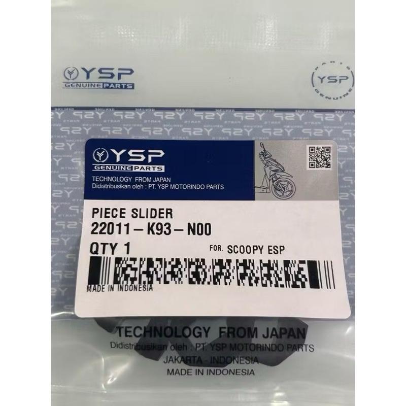 Slider Scoopy eSP K93 Original YSP