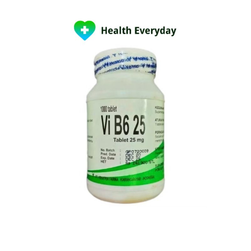 VI B6 25 Vitamin B6 25mg 1000s