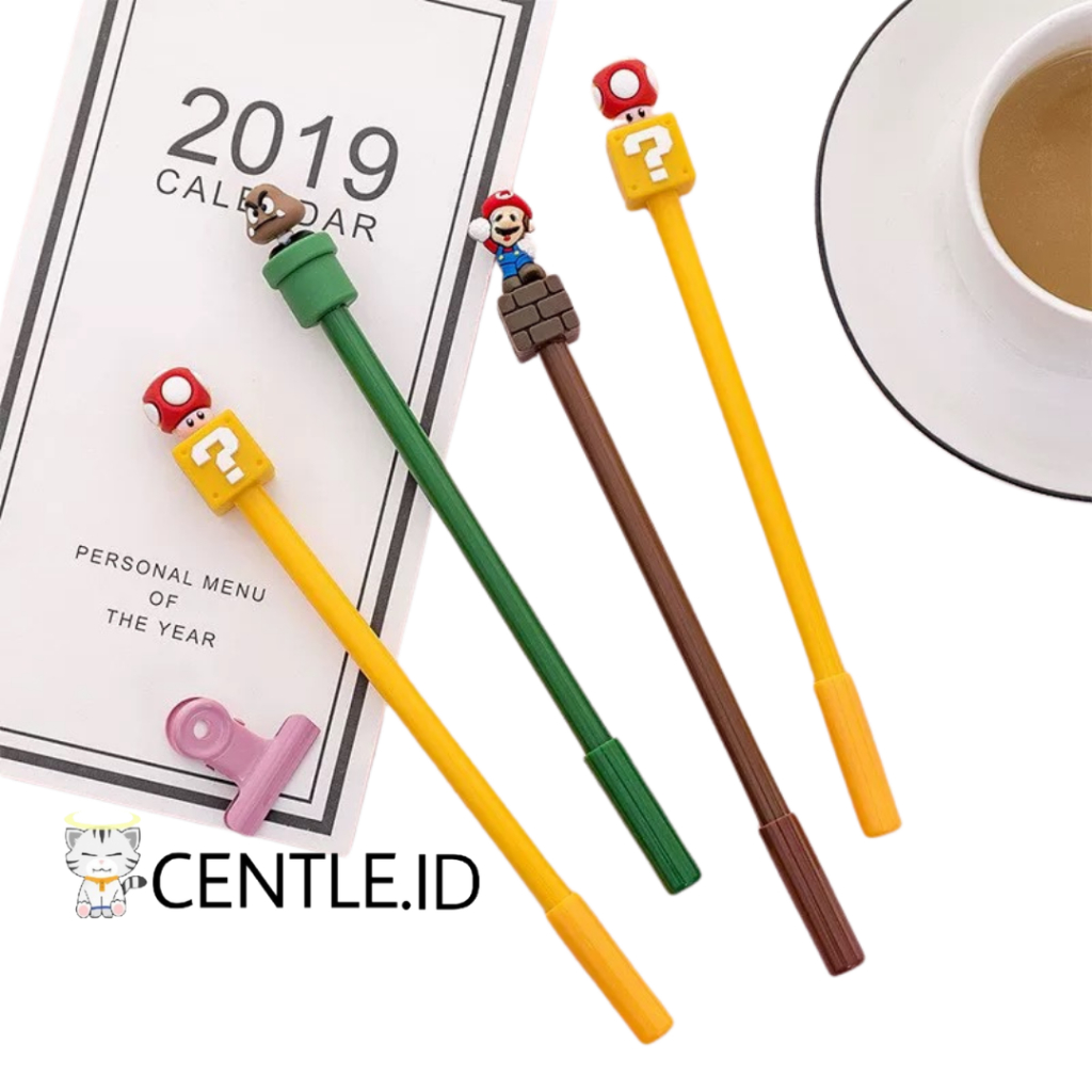 

CENTLE.ID PULPEN GEL MARIO BROSS PGK-1599 PENA LUCU ALAT TULIS IMUT KADO UNIK MURAH TERJANGKAU