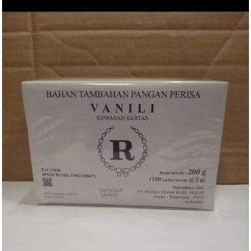 

VANILI BUBUK R 2 GR ISI 100 PCS/ VANILI BUBUK/PERISA VANILA