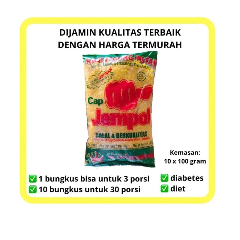 

Nasi Jagung Instant Cap Jempol 100 gram Original