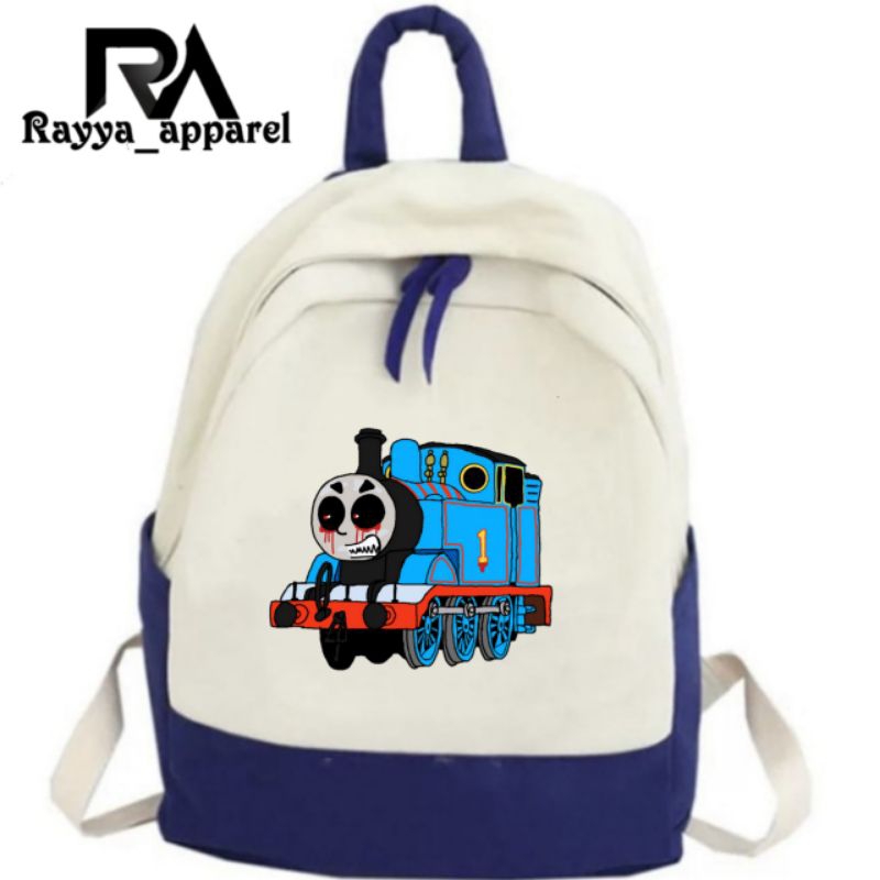 TAS ANAK BACKPACK RANSEL ANAK THOMAS EXE (FREE NAMA)