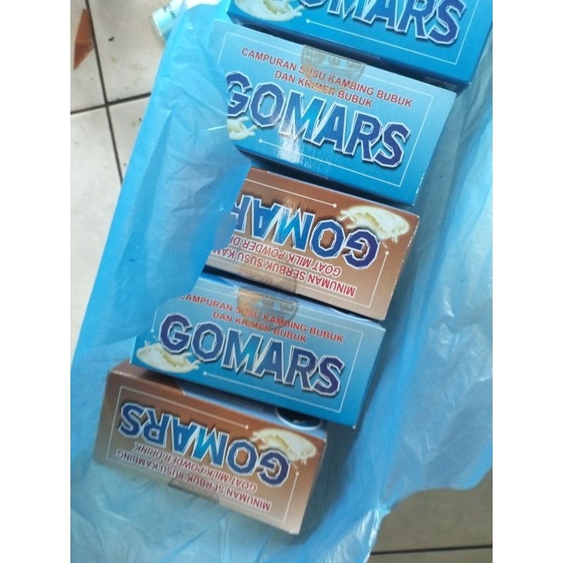 

susu kambing gomars vanila, coklat