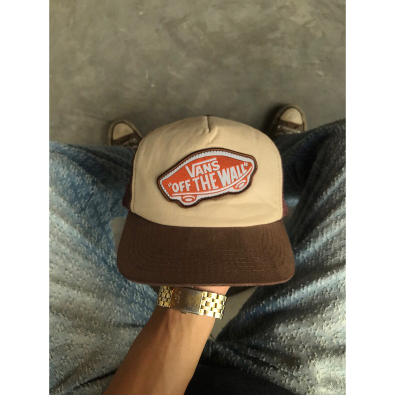 Topi/Cap Vtg Vans Off The Wall made in usa Truckerhat