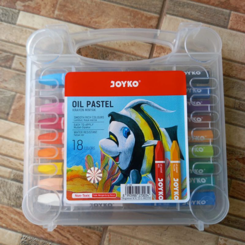 

CRAYON TITI 24 Warna Oil Pastel | CRAYON JOYKO My Pastel