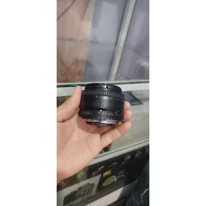 lensa 50mm af'd for nikon