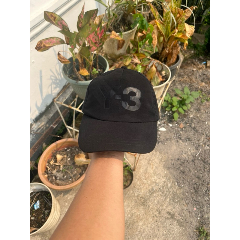 Y-3 Adidas Black Classic Trucker Hat