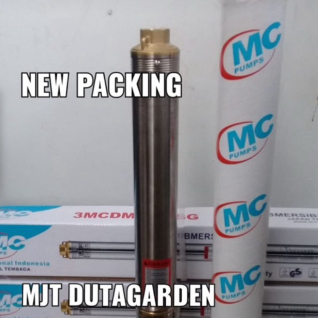 pompa satelit MC PUMP 3” inch 0.5HP 370 watt 3MCDM 3/11 kabel 1 meter