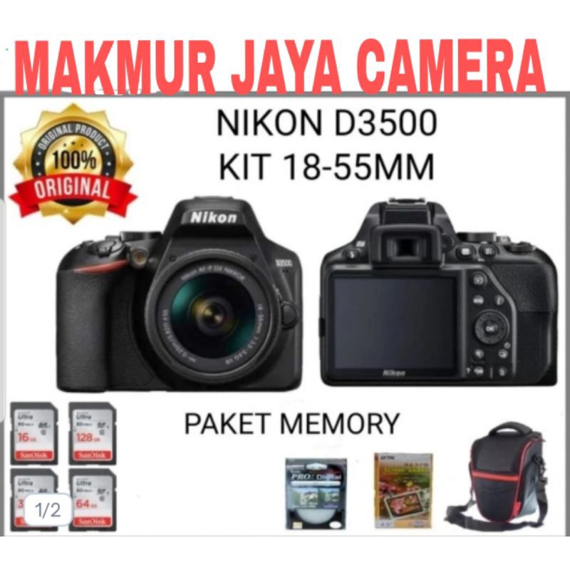 KAMERA DSLR NIKON D3500 KIT 18-55MM VR