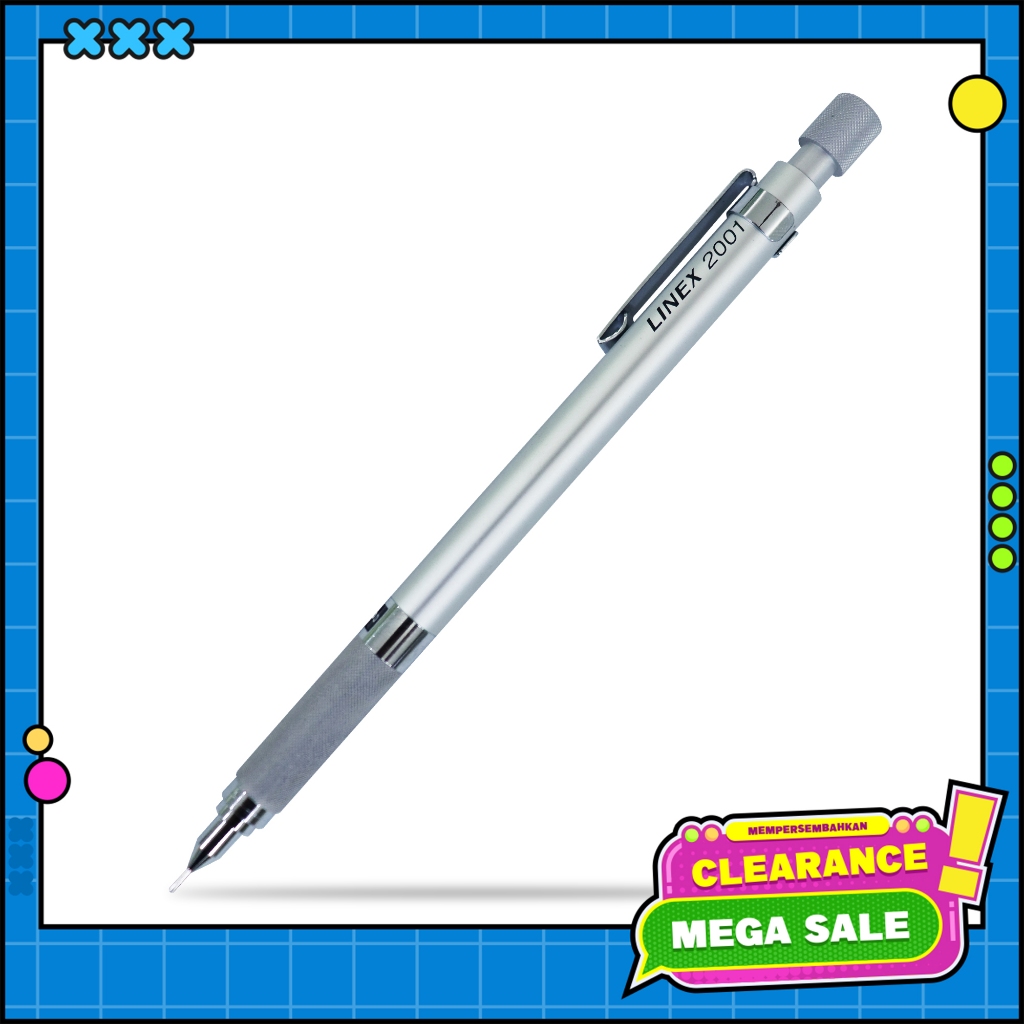 

[BMS Tangerang] Linex 2001 Pensil Mekanik / Metal Mechanical Pencil 0.5 mm - 1507 00 [Clearance]