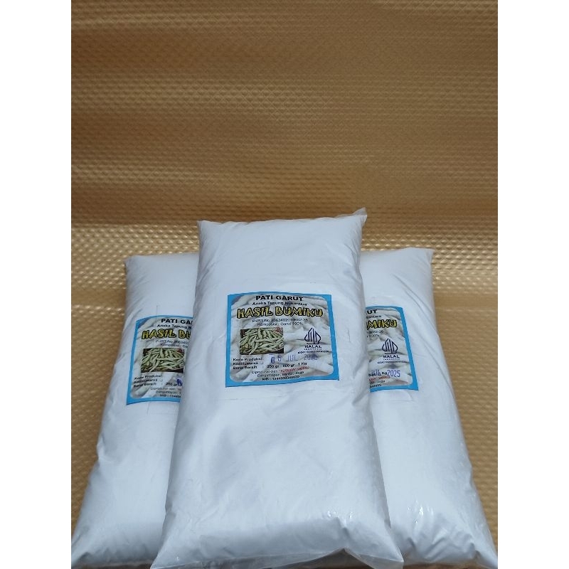 

Tepung Pati Lerut/Kerut/Garut Super kemasan 1kg