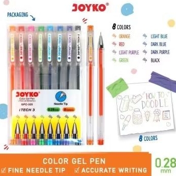 

JOYKO GPC-325 ITECH 3 /Bullpoint warna set 8