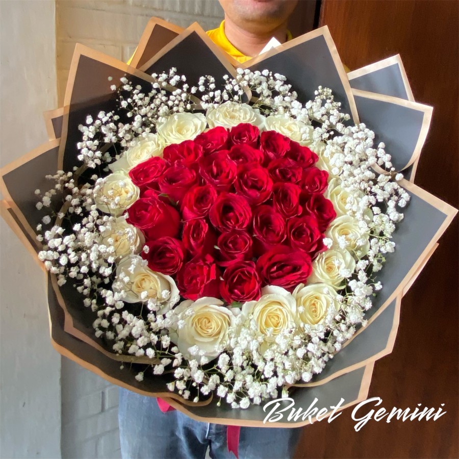 Buket Mawar Fresh, Buket Bunga Mawar Asli, Buket Pernikahan, Buket Anniversary, Buket Wisuda, Buket 