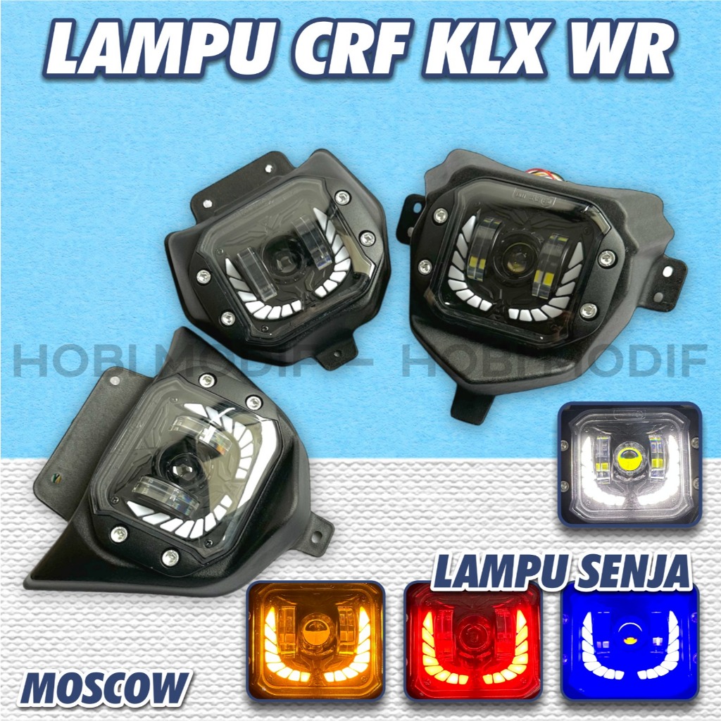 LAMPU LED CRF/HEADLAMP CRF 150/LAMPU DEPAN LED CRF CASE BESI LAMPU DEPAN UTAMA CRF 150/LAMPU SOROT T