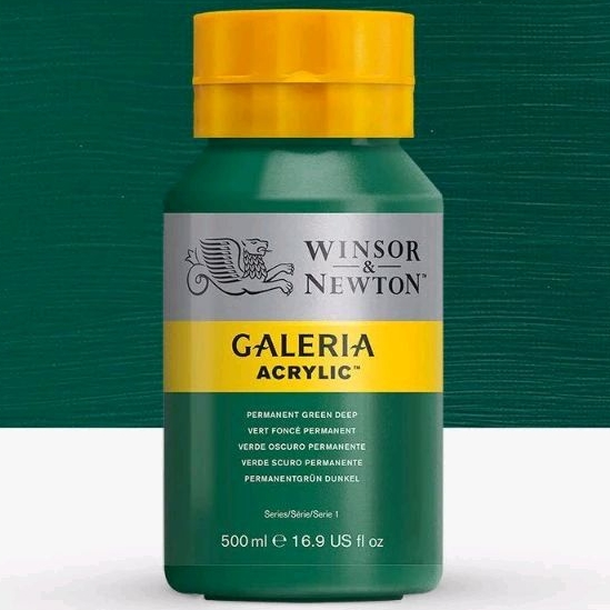 

GALERIA ACRYLIC PAINT 500 ML PERMANENT GREEN DEEP WINSOR & NEWTON