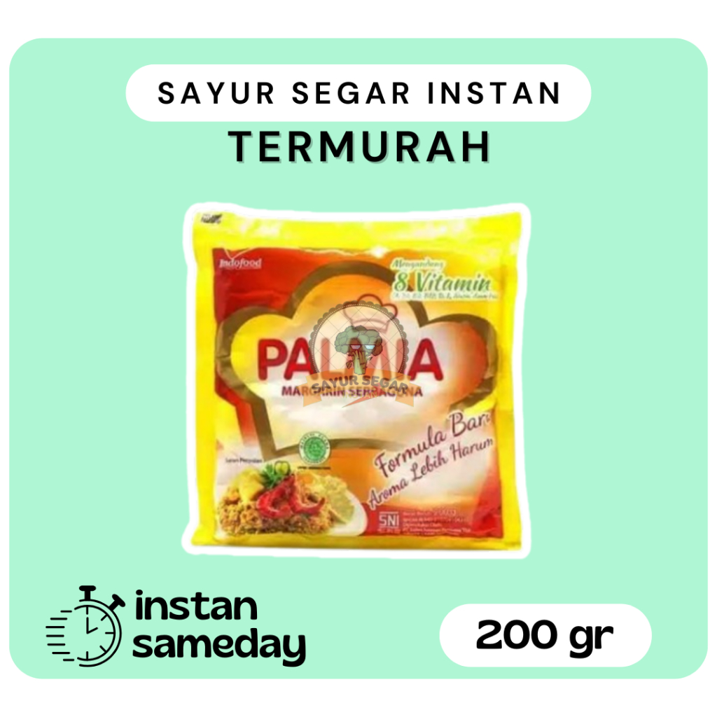 

Palmia Mentega/Margarin Serbaguna 200gr - Sayur Segar Instan