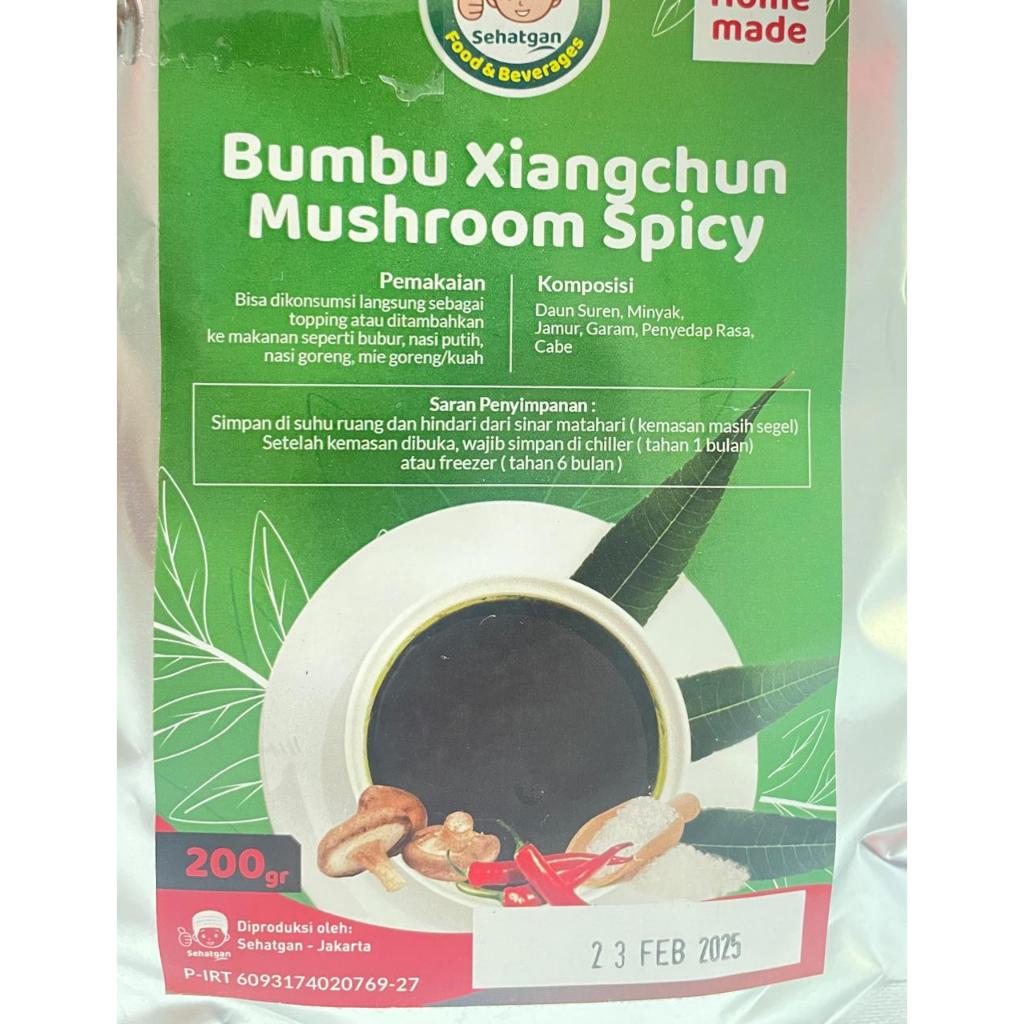 

Sehatgan Bumbu Xiangchun Mushroom Spicy V 200g