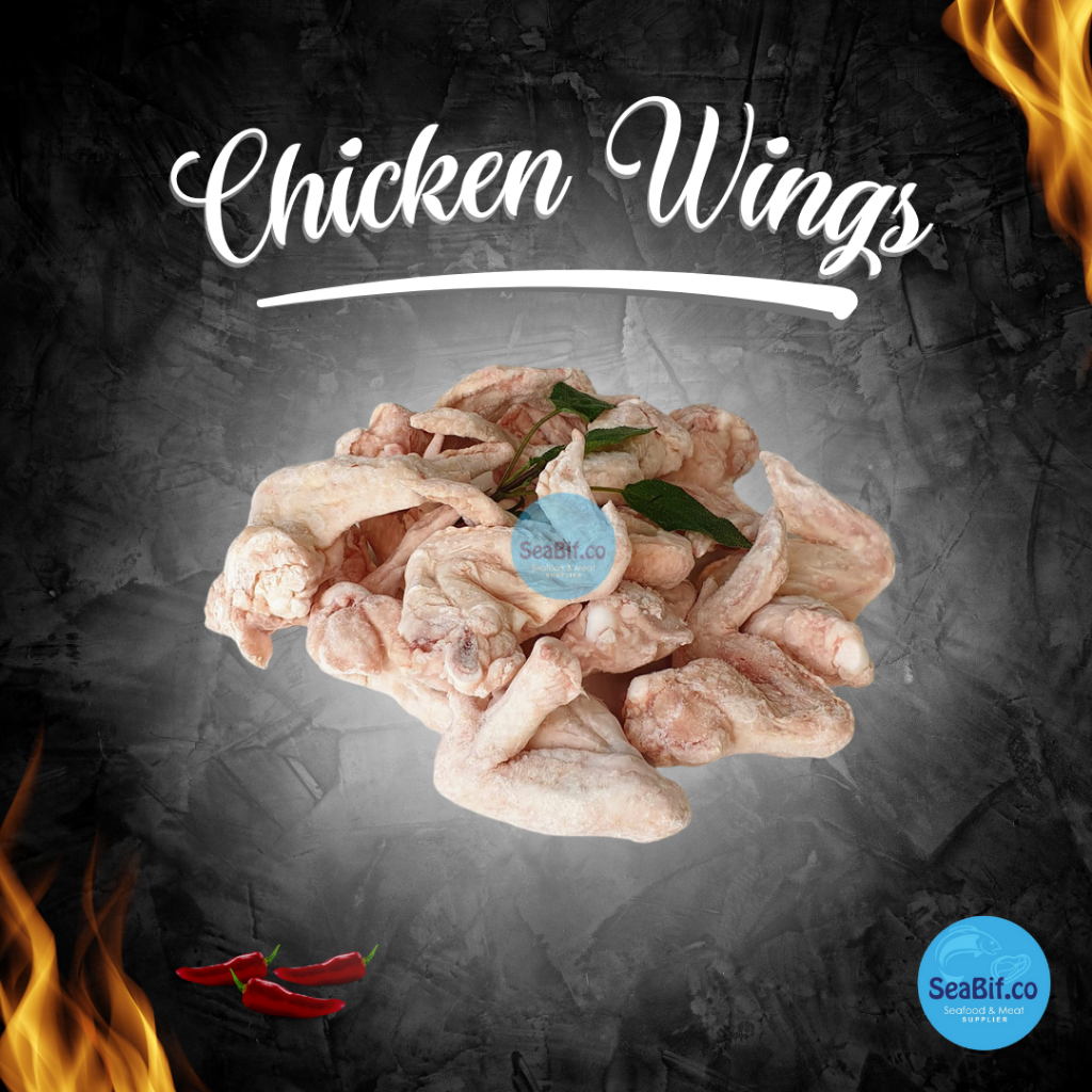 

Chicken Wings Sayap Ayam Utuh Segar 1kg - Seabif